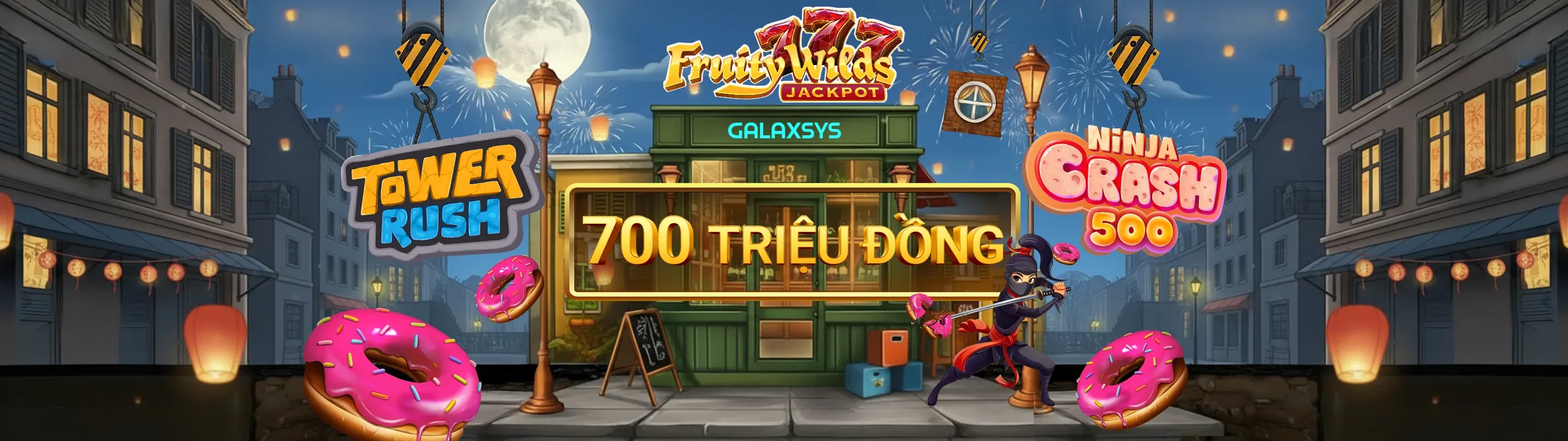 Hình ảnh chính về các trò chơi slot tại fcb8 khuyến mãi với đồ họa hấp dẫn và biểu tượng chiến thắng